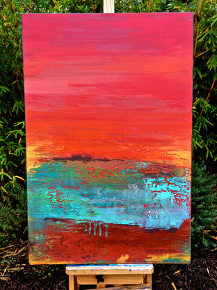 Indian Summer by Alicia Dunn |  Side View of Artwork 
