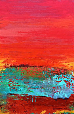 Indian Summer by Alicia Dunn |   Closeup View of Artwork 