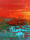 Original art for sale at UGallery.com | Indian Summer by Alicia Dunn | $1,125 | mixed media artwork | 36' h x 24' w | thumbnail 3