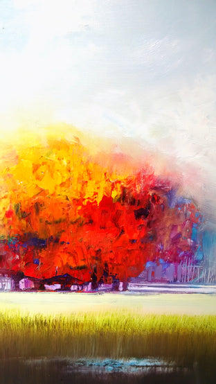 Autumn Colors by George Peebles |   Closeup View of Artwork 