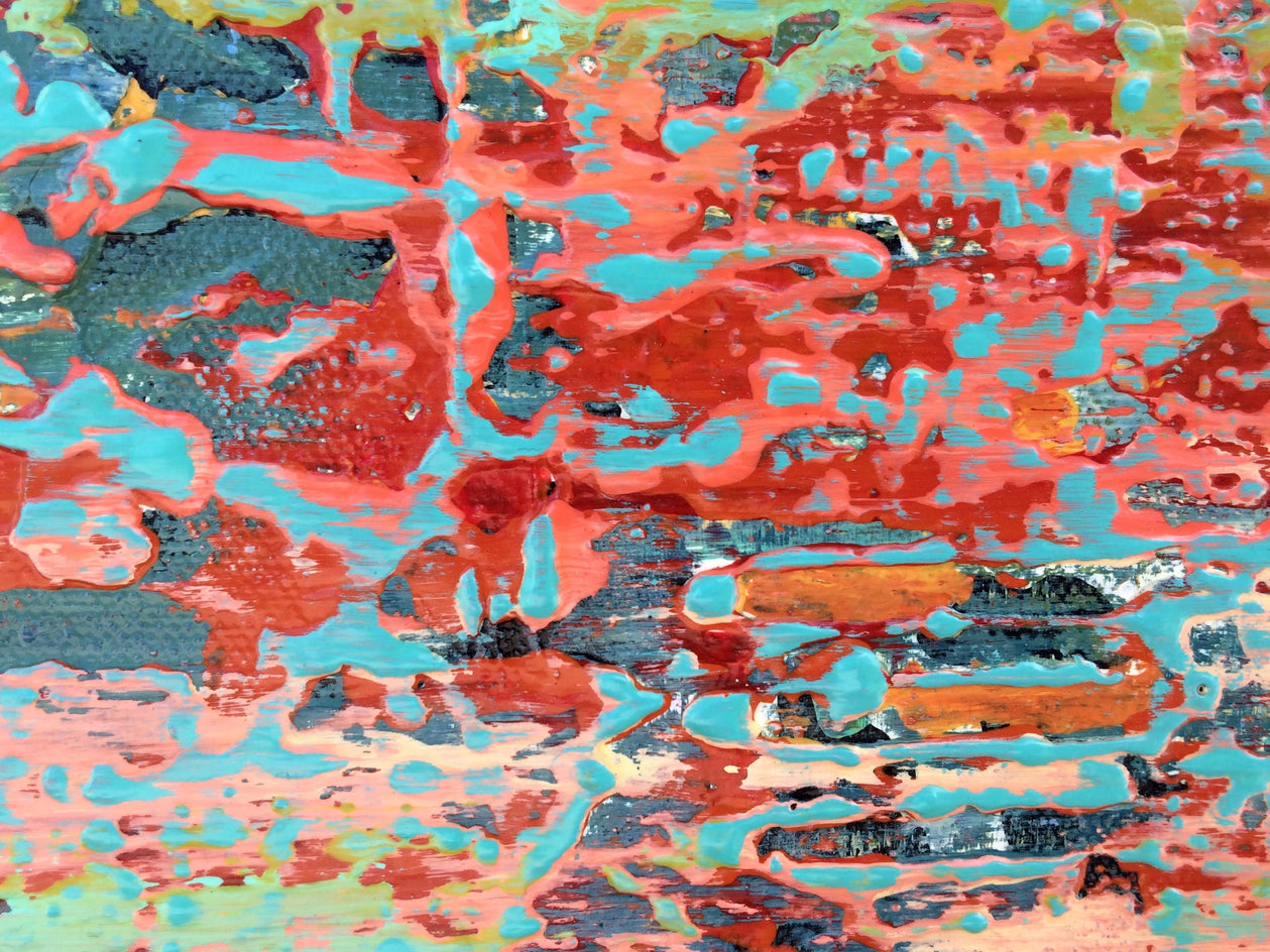 Exploration Diptych by Alicia Dunn |  Closeup View of Artwork 