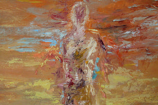 Original art for sale at UGallery.com | Who Are These Angels LXXV by Naoko Paluszak | $1,850 | oil painting | 24' h x 24' w | photo 4