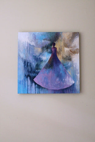 Who Are These Angels LXXVIII by Naoko Paluszak |  Side View of Artwork 