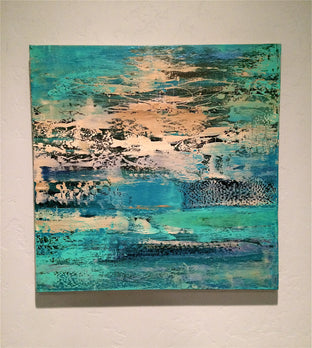 Original art for sale at UGallery.com | After the Storm by Alicia Dunn | $600 | mixed media artwork | 24' h x 24' w | photo 3