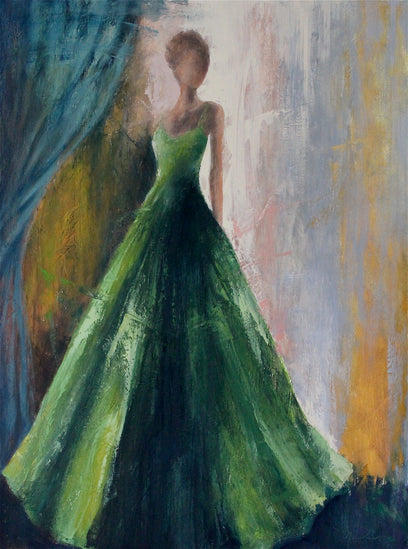 The Girl in the Green Dress by Naoko Paluszak | Artwork Main Image