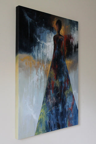 Original art for sale at UGallery.com | In the City Lights by Naoko Paluszak | $2,725 | oil painting | 36' h x 24' w | photo 2