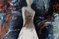 Original art for sale at UGallery.com | Who Are These Angels LXXIX by Naoko Paluszak | $3,350 | oil painting | 40' h x 30' w | thumbnail 4
