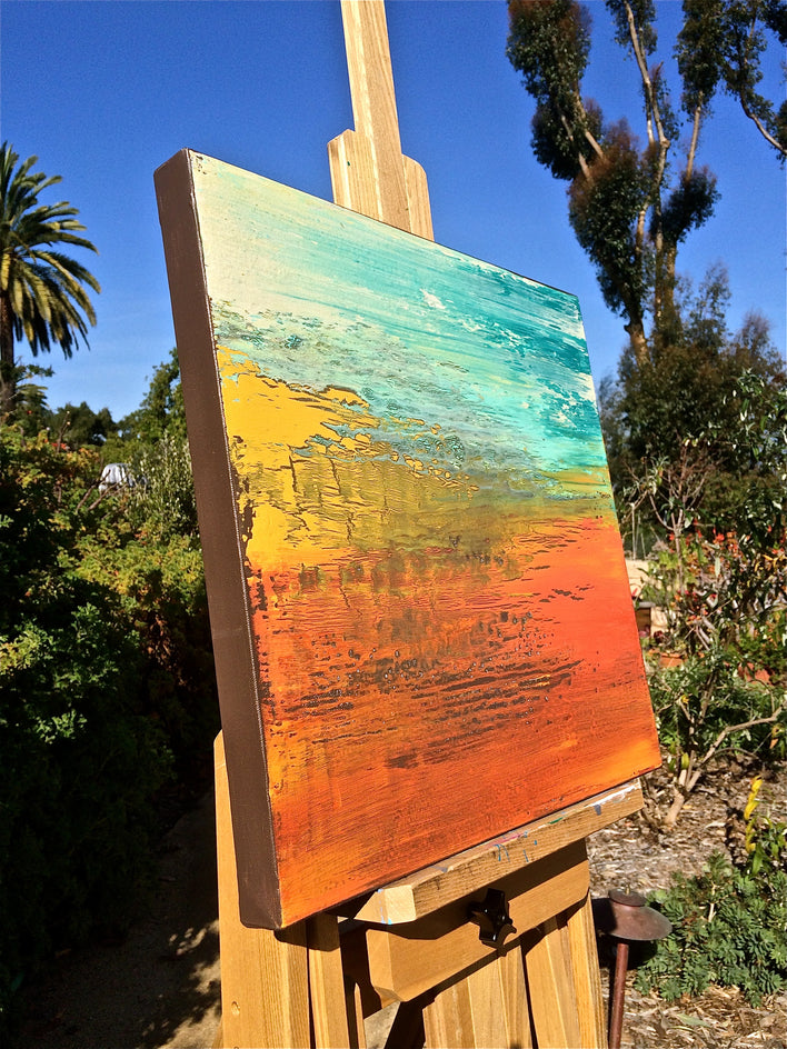 Tell Your Dreams to Me by Alicia Dunn |  Side View of Artwork 