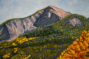 Original art for sale at UGallery.com | Fall in the La Sals by Crystal DiPietro | $1,825 | oil painting | 28' h x 28' w | photo 4
