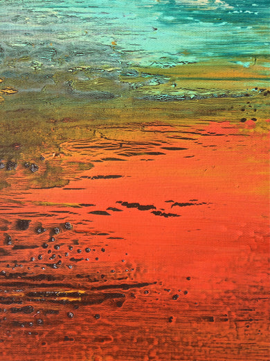 Tell Your Dreams to Me by Alicia Dunn |   Closeup View of Artwork 