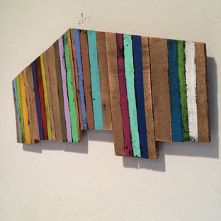Original art for sale at UGallery.com | Moving Up by Alicia Dunn | $300 | sculpture | 10.5' h x 20' w | photo 3