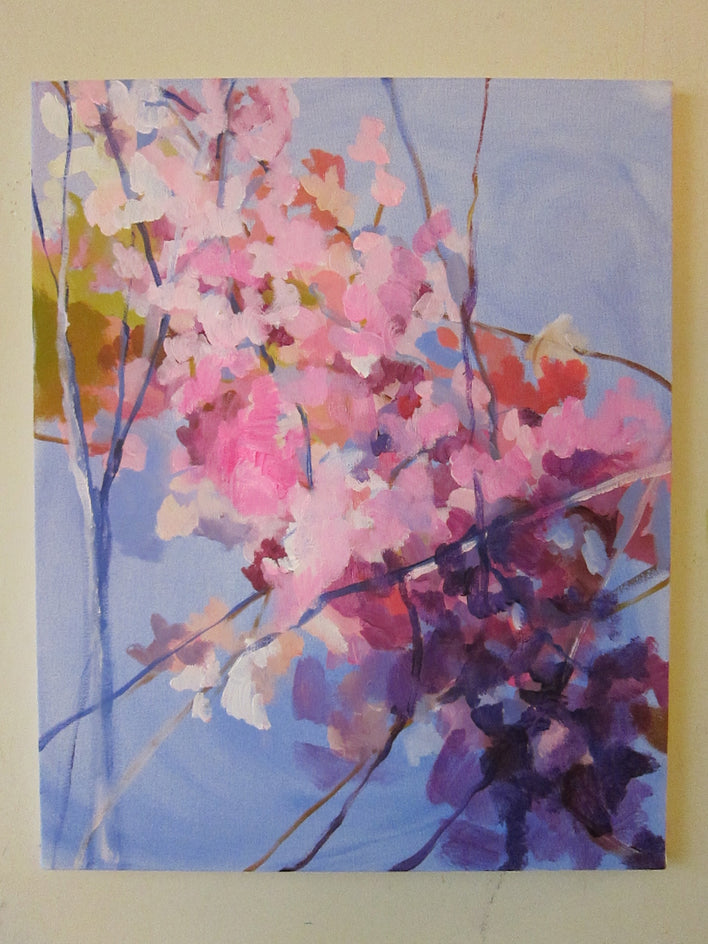 A Merging of Cherry Blossoms by Colette Wirz Nauke |  Context View of Artwork 