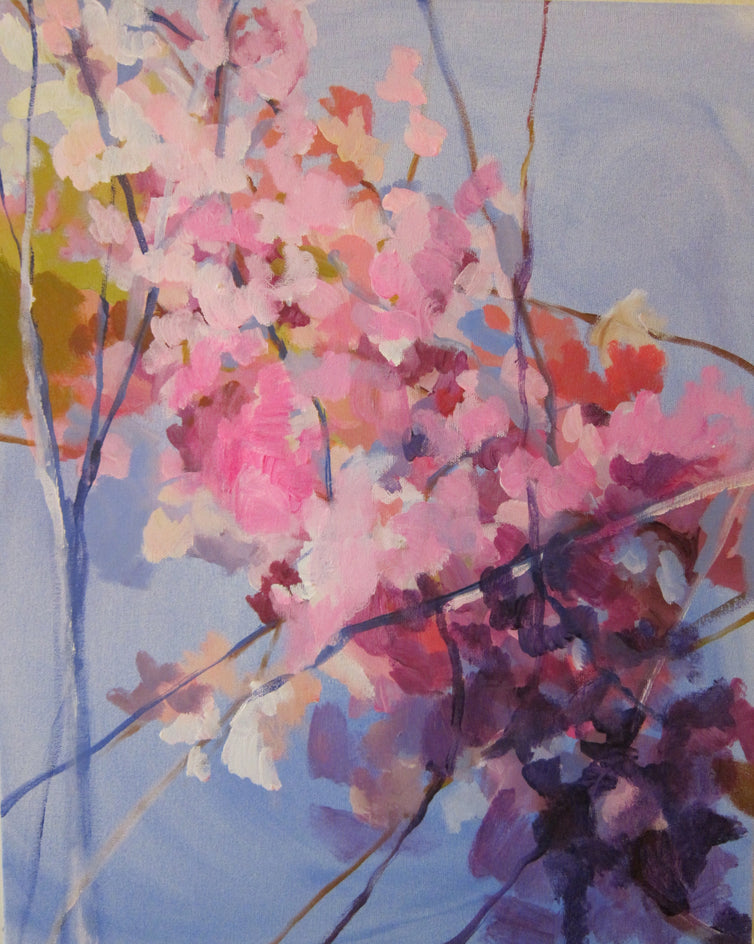 A Merging of Cherry Blossoms by Colette Wirz Nauke |  Artwork Main Image 