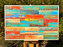 Original art for sale at UGallery.com | Sand and Sky by Alicia Dunn | $1,500 | acrylic painting | 28.5' h x 45.8' w | thumbnail 3