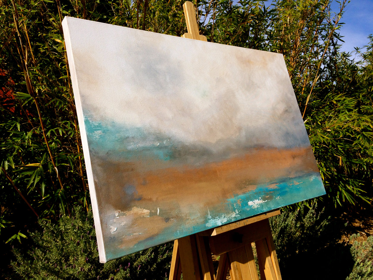 Precious Time by Alicia Dunn |  Side View of Artwork 