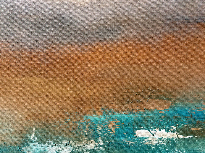 Precious Time by Alicia Dunn |   Closeup View of Artwork 