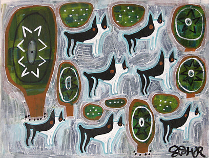 Terrier at the Playground by Jessica JH Roller | Artwork Main Image