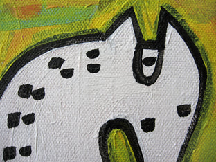 Original art for sale at UGallery.com | Fairytale Horse by Jessica JH Roller | $225 | acrylic painting | 10' h x 8' w | photo 1