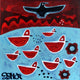 Original art for sale at UGallery.com | Duck Pond in the Summer by Jessica JH Roller | $250 | acrylic painting | 10' h x 10' w | thumbnail 1