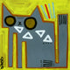 Original art for sale at UGallery.com | Triangles by Jessica JH Roller | $250 | acrylic painting | 10' h x 10' w | thumbnail 1