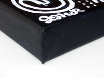 Original art for sale at UGallery.com | Black Alligator by Jessica JH Roller | $325 | acrylic painting | 9' h x 12' w | thumbnail 2