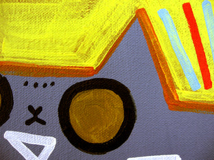 Original art for sale at UGallery.com | Triangles by Jessica JH Roller | $250 | acrylic painting | 10' h x 10' w | photo 4