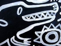 Original art for sale at UGallery.com | Black Alligator by Jessica JH Roller | $325 | acrylic painting | 9' h x 12' w | thumbnail 4