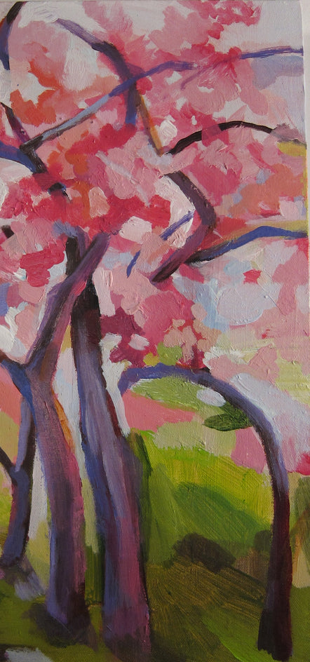 Sweet Melodies Of Cherry Blossoms by Colette Wirz Nauke |  Context View of Artwork 