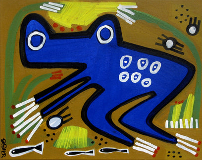Blue Frog by Jessica JH Roller | Artwork Main Image