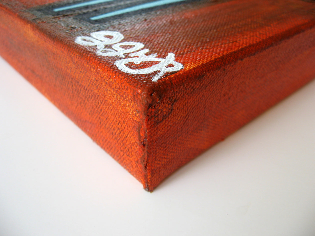 Little Blue Pony by Jessica JH Roller |  Side View of Artwork 