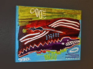 Alligator and Rat by Jessica JH Roller |  Context View of Artwork 