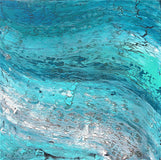Original art for sale at UGallery.com | Wave after Wave by Alicia Dunn | $700 | acrylic painting | 24' h x 24' w | thumbnail 1
