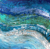 Original art for sale at UGallery.com | Wave after Wave II by Alicia Dunn | $700 | acrylic painting | 24' h x 24' w | thumbnail 1