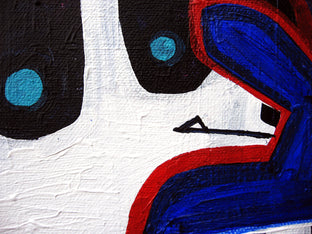 Original art for sale at UGallery.com | Puppy in the Rain by Jessica JH Roller | $350 | acrylic painting | 12' h x 16' w | photo 4