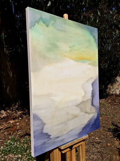 Infinite Landscape by Alicia Dunn |  Side View of Artwork 