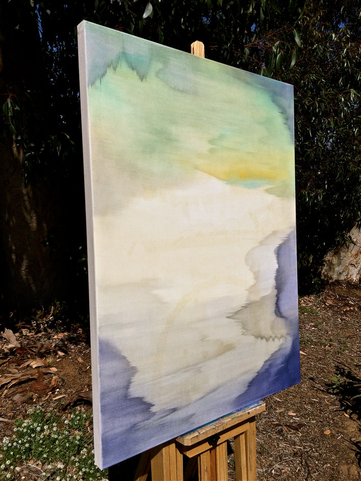 Infinite Landscape by Alicia Dunn |  Side View of Artwork 