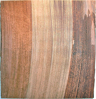Original art for sale at UGallery.com | THREE SOUNDS SWEEPING A BURNT LANDSCAPE by Jack R. Mesa | $2,075 | mixed media artwork | 48' h x 48' w | photo 1