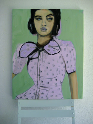 Original art for sale at UGallery.com | An Ode to the Marvel by Malia Pettit | $1,400 | oil painting | 28' h x 22' w | photo 3