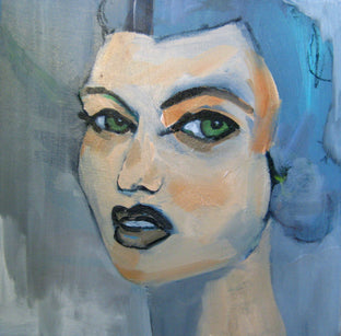 Original art for sale at UGallery.com | Untitled (Pre-Raphaelite) by Malia Pettit | $350 | oil painting | 12' h x 12' w | photo 1