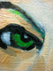 Original art for sale at UGallery.com | Untitled (Pre-Raphaelite) by Malia Pettit | $350 | oil painting | 12' h x 12' w | thumbnail 4