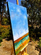 Original art for sale at UGallery.com | Leaving Space for Dreams by Alicia Dunn | $1,100 | mixed media artwork | 36' h x 24' w | thumbnail 2