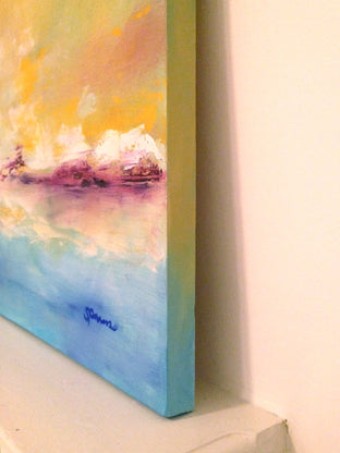 Original art for sale at UGallery.com | Calm by Sarah Parsons | $1,975 | oil painting | 30' h x 40' w | photo 3