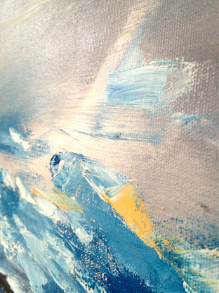 Original art for sale at UGallery.com | Dawn by Sarah Parsons | $250 | oil painting | 12' h x 12' w | photo 3