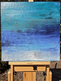 Original art for sale at UGallery.com | Pacific Snapshot II by Alicia Dunn | $600 | acrylic painting | 18' h x 18' w | thumbnail 3