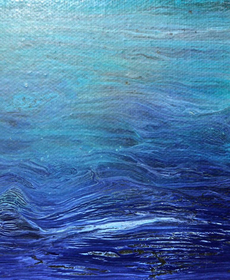 Pacific Snapshot II by Alicia Dunn |  Closeup View of Artwork 