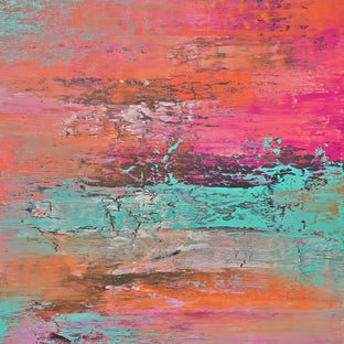 Original art for sale at UGallery.com | Sundown at Sea by Alicia Dunn | $750 | acrylic painting | 24' h x 24' w | photo 1