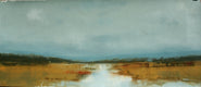 Original art for sale at UGallery.com | Towards Tomorrow by Ronda Waiksnis | $600 | oil painting | 20' h x 47.5' w | thumbnail 1