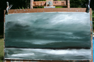 Original art for sale at UGallery.com | Surge by Ronda Waiksnis | $900 | oil painting | 25' h x 46' w | photo 3