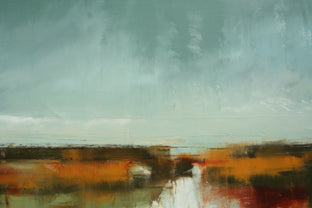 A Rugged Beginning by Ronda Waiksnis |  Side View of Artwork 