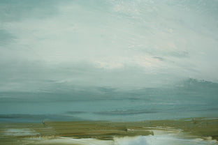 Soft Blue Sky by Ronda Waiksnis |   Closeup View of Artwork 